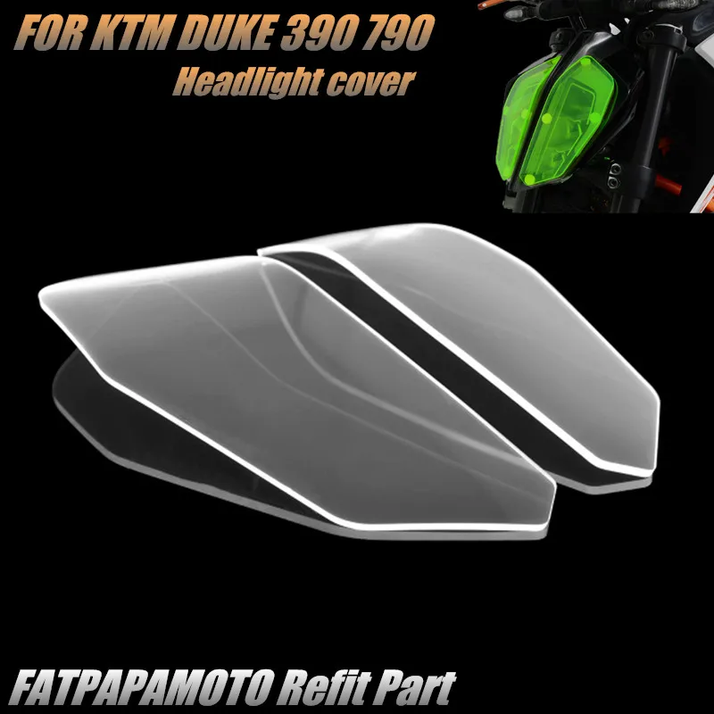 Для KTM 390 790 Duke 2017 2018 аксессуары для мотоциклов Защитная крышка фар|Накладки и