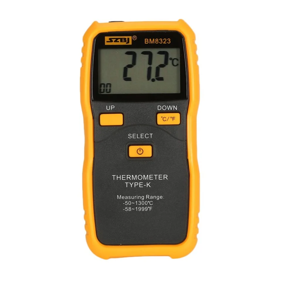 

Digital Thermocouple Thermometer K Type LCD Digital Thermocouple Sensor -50 to 1300 Degree Industrial High Temperature Tester