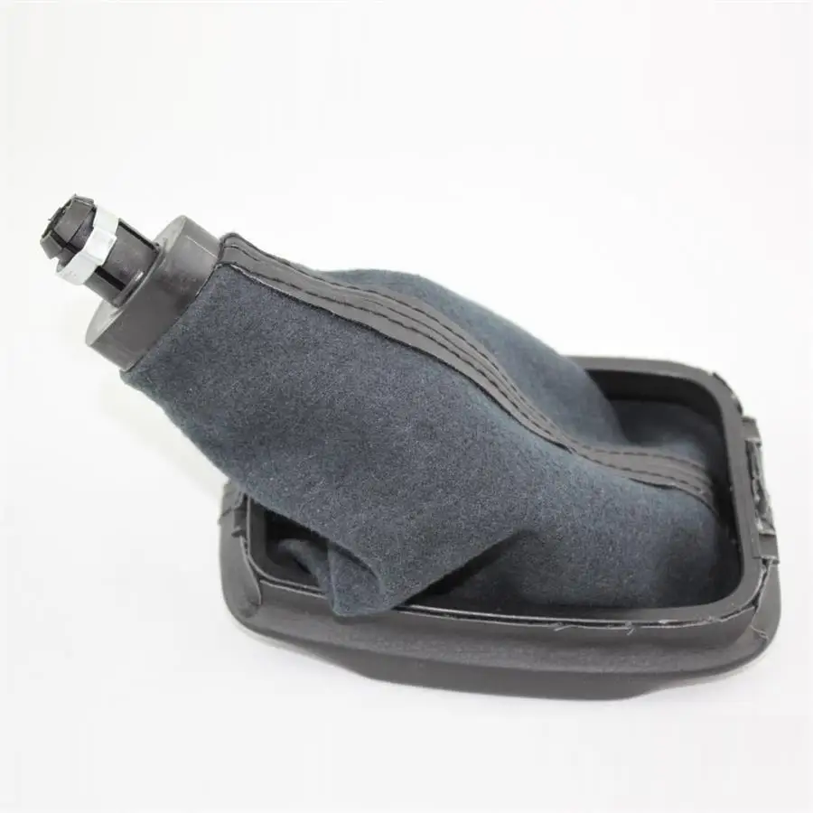 Tanie Dla Skoda Fabia 1 MKI 2000 2001 2002 2003 2004 2005 2006 2007 2008 samochodów stylizacji 5 prędkość samochodu gałka dźwigni zmiany biegów skórzane buty