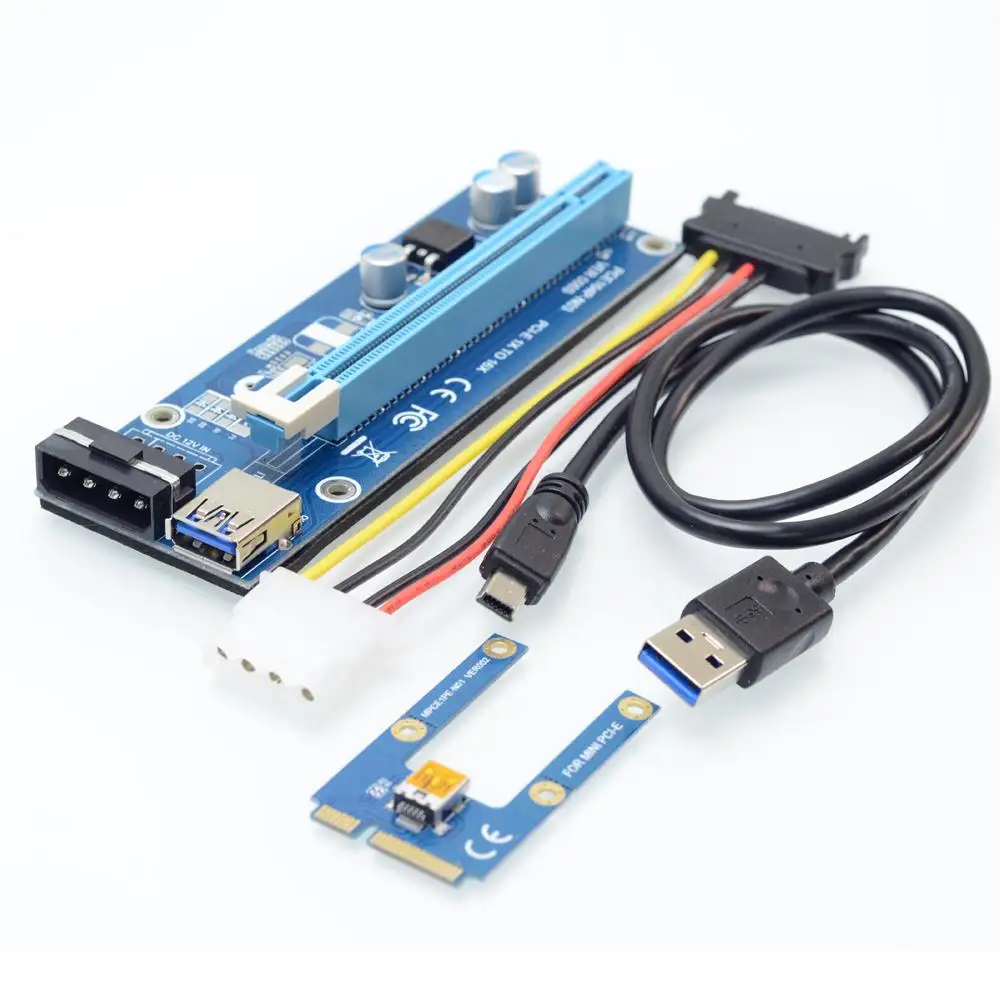 Mini PCIe к PCI express x16 Riser для ноутбука внешняя видеокарта GDC Miner mPCIe в слоте e