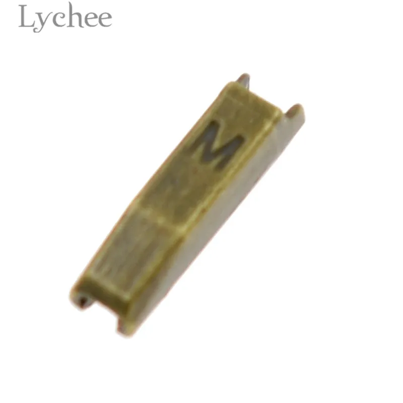 Lychee Life 10 комплектов металлические ремонтные молнии стопор открытый конец молнии стопор DIY Швейные молнии аксессуары для одежды