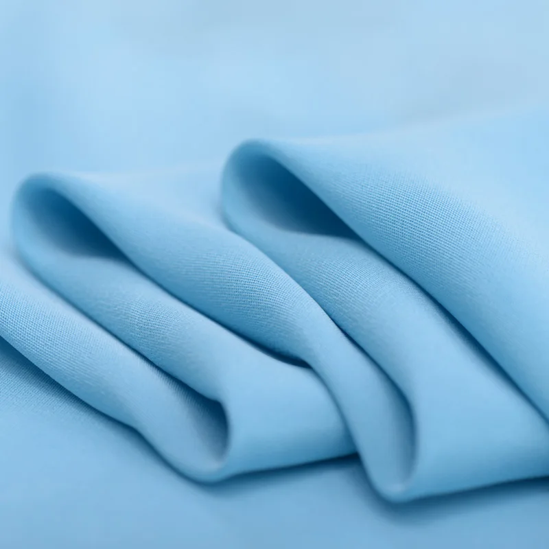 30 мм 140 см Широкий Тяжелая песок шлифовальные восковой шелковой ткани тяжелый креп цвет небесно-синий шелковые ткани 100 шелковой ткани оптом ткань Материал