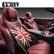 NWIEV, 1 шт., удобная Автомобильная подушка на талию для BMW E90 F30 F10 Audi A3 A6 C5 C6 Opel Insignia Alfa Romeo Ssangyong