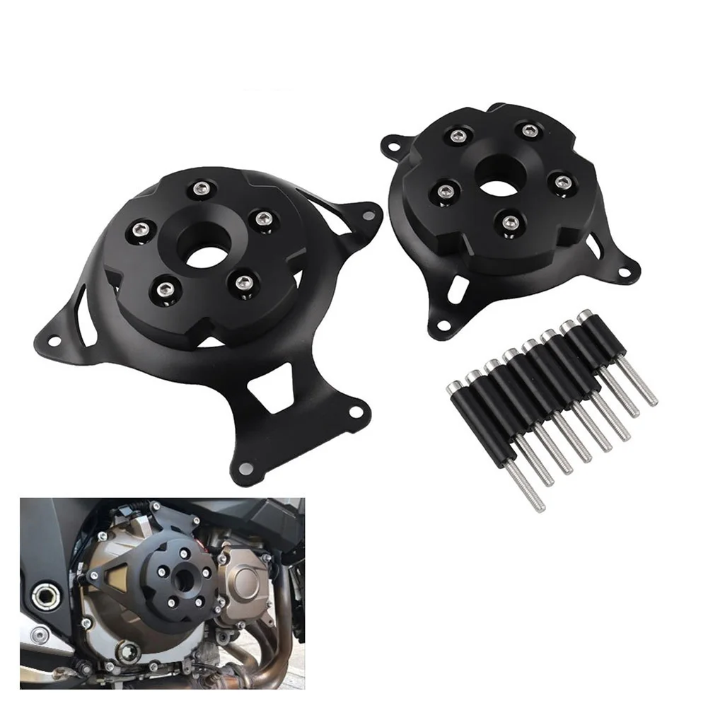 

Aluminum Alloy Side Motorcycle Rustproof Durable Crash Protector Engine Cover Accessories Stator Shield For Kawasaki Z750