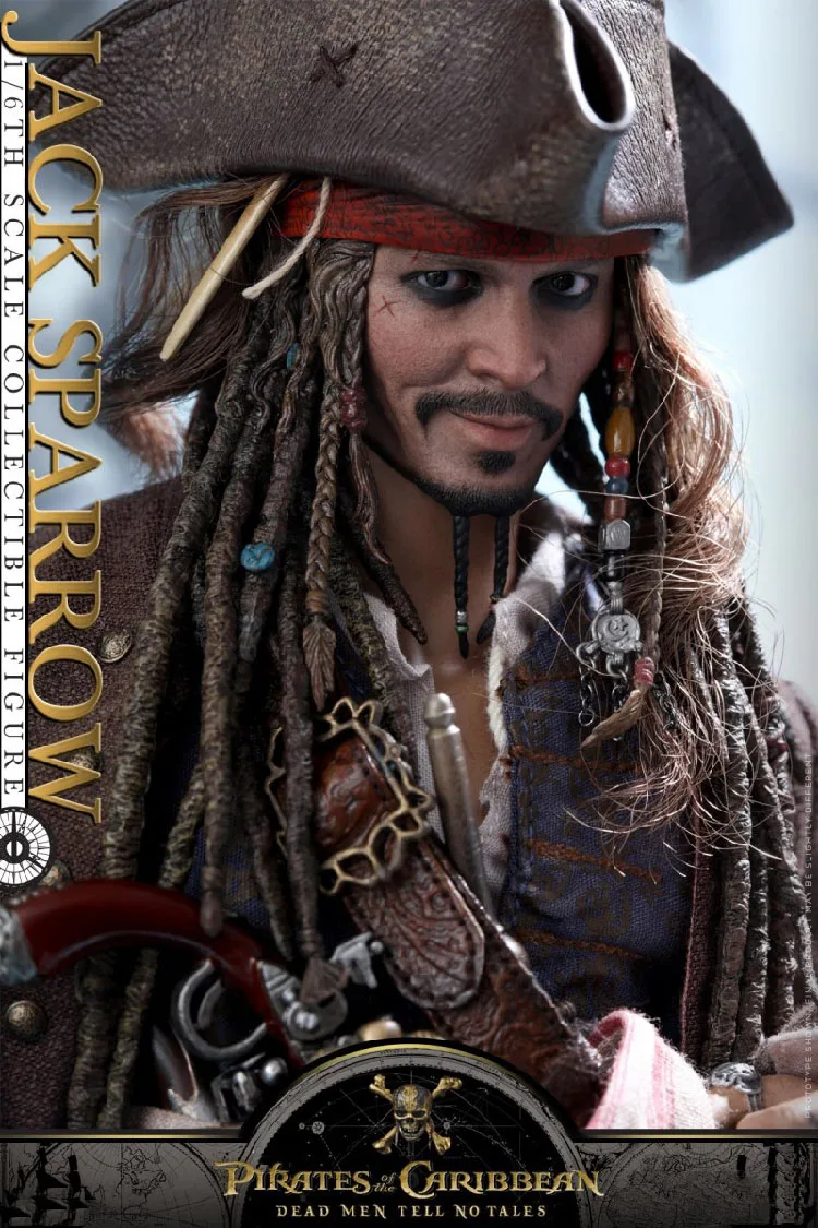 

HT HOTTOYS DX15 1/6th scale Jack Sparrow Collectible Figure
