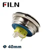 40mm IP67 waterproof metal push button switch with red green bule white yellow led switch pushbutton momentary latching on off ► Photo 3/6