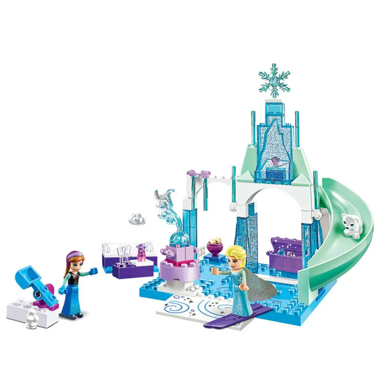 10665 Legoings Снежная королева Arendelle замок Строительные блоки Набор игрушек