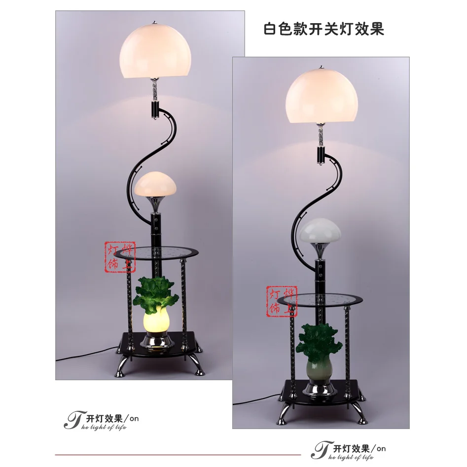 

modern Chinese cabbage with tea table lamp decoration lamp several angle new financial prosperity FG557