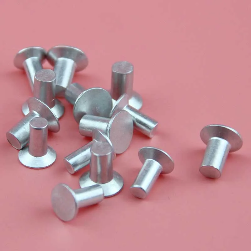 50PCS M5 M6 10mm 30mm length Flat head Aluminum rivets Countersunk