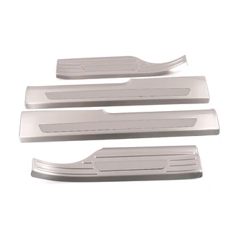 

For Audi Q3 2019-2020 stainless steel interior door sill scuff plate cover trim car styling accessories 4pcs