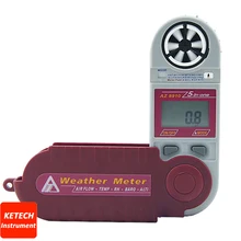 Скорость воздуха, температура, влажность, температура точки росы, атмосферное давление, тепловой индекс тестер AZ8910