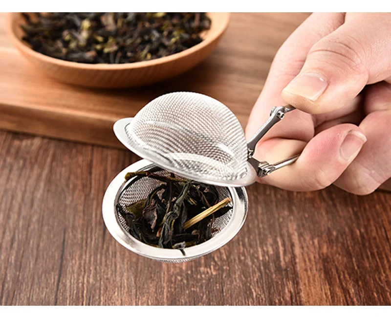 Mesh Tea Strainer Stainless Steel Tea Infuser Reusable Metal Tea Bag Filter Loose Leaf Tea Strainer for Mug Teapot Teaware (11)
