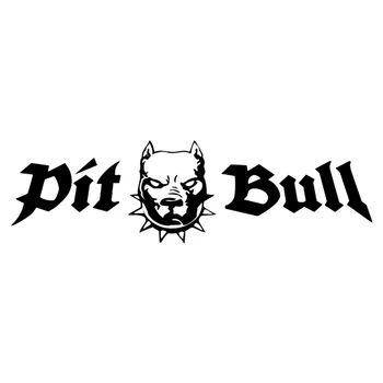 

CS-1378#60*17cm Pit Bull funny car sticker vinyl decal silver/black for auto car stickers styling