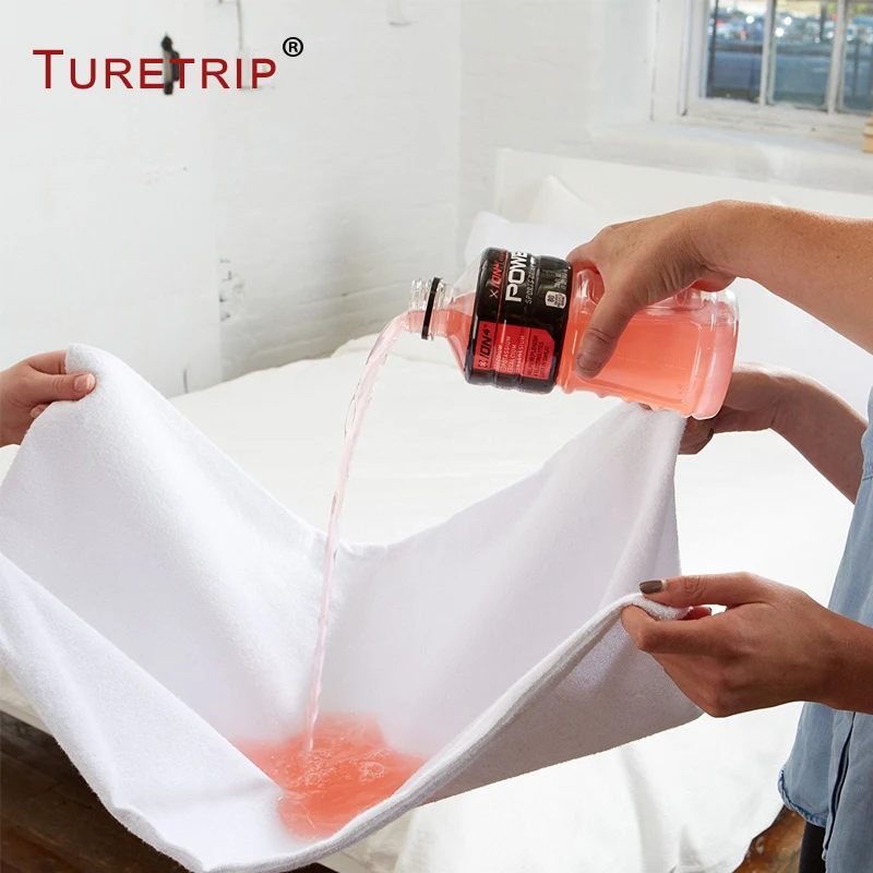 Turetrip 50X70 см хлопок Терри водонепроницаемый протектор подушки набор из 2 наволочки анти клещей Подушка на молнии крышка аллергия