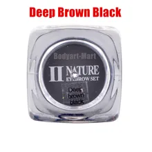 1 измерительные инструменты оптом темно-коричневая черная ручка для микроблейдинга чернила Перманентный макияж Пигмент бровей