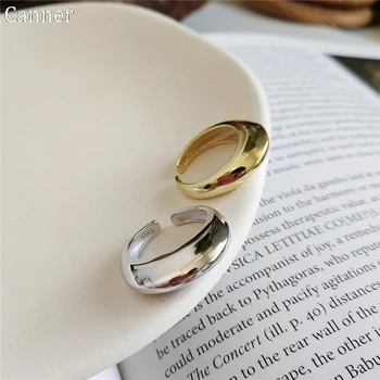 

Charm Fashion 2019 New Simple Plated Open Ring For Women Unisex Lady Smooth Jewelry Wholesale