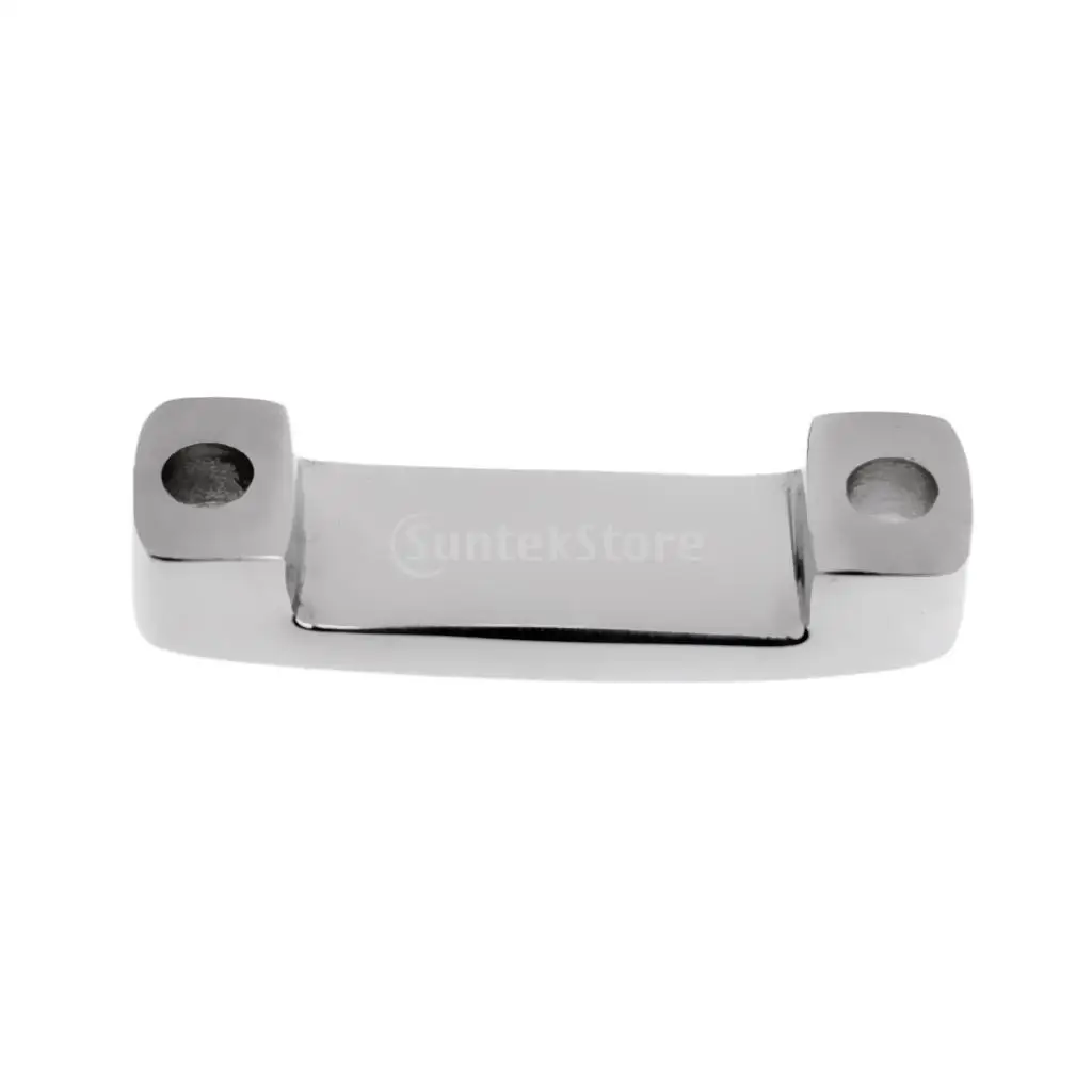 4Pcs High Polished Marine Grade 316 Stainless Steel Boat Yacht Lock Rope Tie Down Deck Fitting Eye Strap Loop Hardware