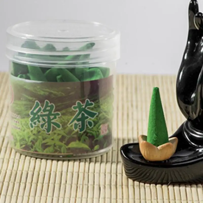 40 зерен на оловянный настоящий Сандал зеленый чай ароматный ладан Tsao ароматные гранулы для расслабления снимающий напряжение