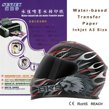 

White InkJet Decal Papel Water Transfer Paper Use for General Printing Ink for Dark Objects