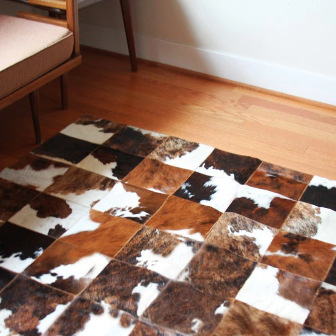 Tricolor Natural Cow Fur Patchwork Cowhide Rug Carpet Aliexpress