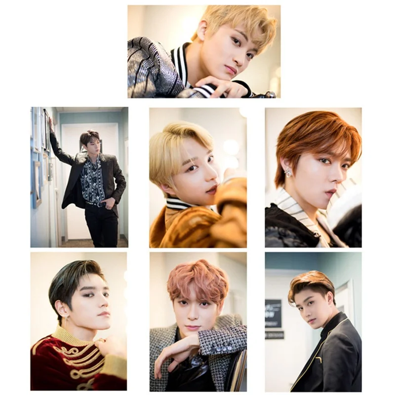 KPOP NCT127 мы суперхума альбом фото карта ПВХ Кристальные карты наклейки для