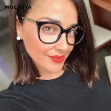 Модные ретро круглые очки оправа женские брендовые дизайнерские модные рецептурная оптика очки оправа компьютерные очки