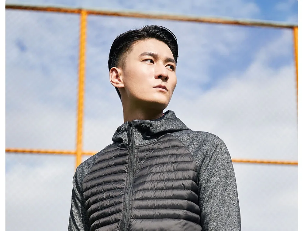 Xiaomi Uleemark Men cotton-padded clothes Sports series Winter Autumn outdoor Spliced sportswear Camping Male Jacket Coat (4)