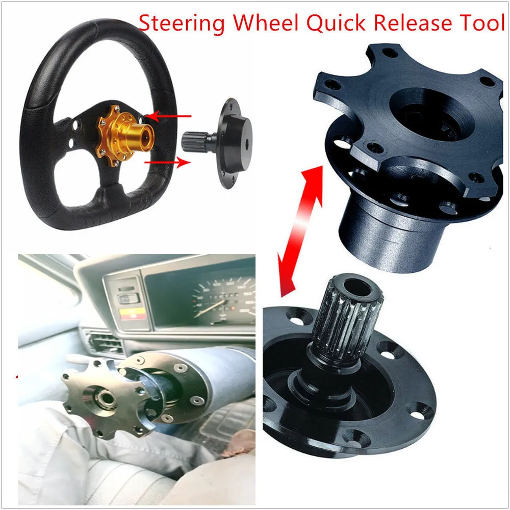 RASTP-alta calidad de aluminio del volante de dirección de liberación rápida Snap off adaptador de Hub jefe Kit de RS-QR001 RASTP-alta calidad de aluminio del volante de dirección de liberación rápida Snap off adaptador de Hub jefe Kit de RS-QR001