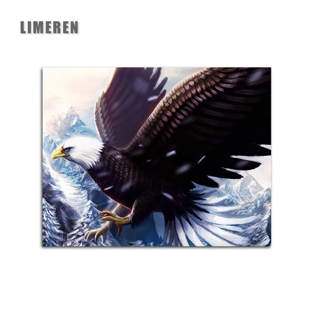 Animals Eagle Diy Pintura Por Numeros Kits Picture Paint On Canvas Animals Eagle Diy Pintura Por Numeros Kits Picture Paint On Canvas Coloring Painting By Numbers For