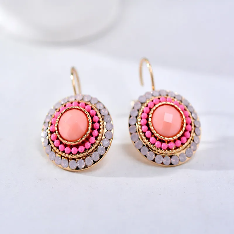 2016 New Hot Christmas Gift Luxury Earrings Silver Plated Austrian crystals 100% Handmade Fashion Jewelry Blue Clip Earrings (4)