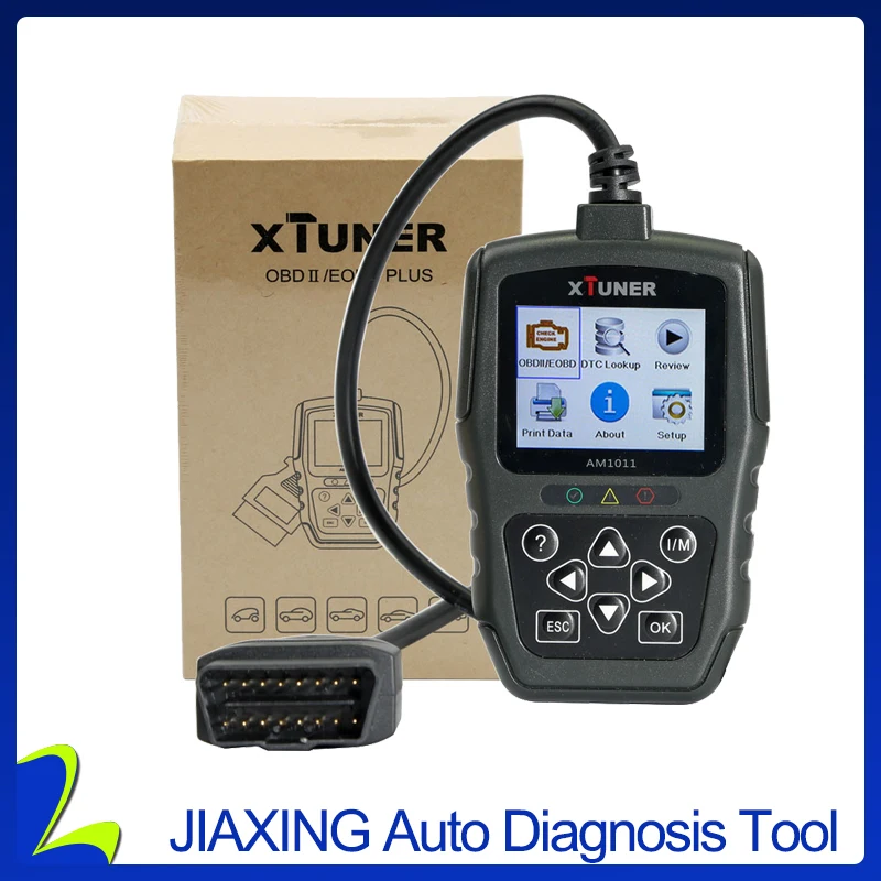 

XTUNER AM1011 OBDII/EOBD PLUS Code Reader Update online with Multi-languages