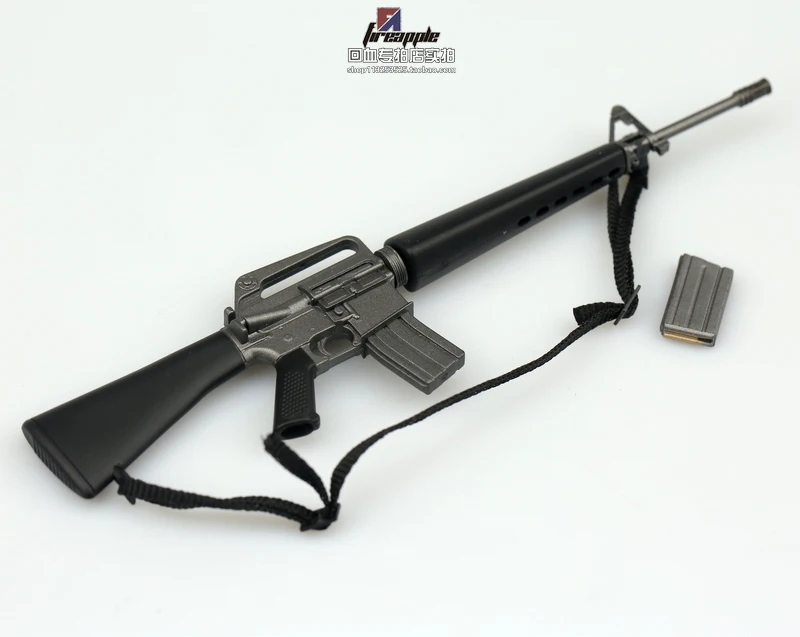 1//6 M16A2 Machine Gun Rifle Model Plastic Weapon Toys Fit 12/'/' Action Figure