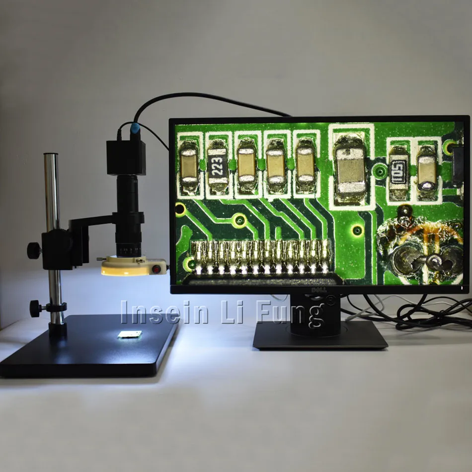 HD 1080P 2K 60FPS WDR Microscope HDMI Camera+10X 300X Adjustable