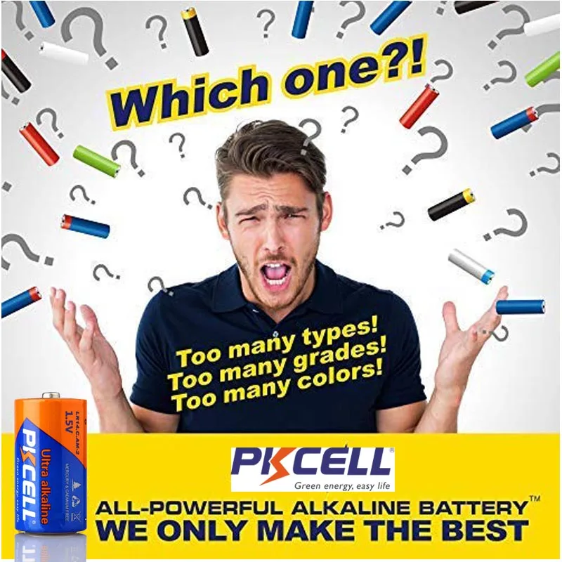 6 шт. щелочные аккумуляторы PKCELL C LR14 AM2 CMN1400 E93 1 5 в|1.5v c lr14 battery|alkaline batterylr14 battery |