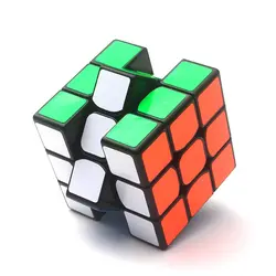 5.7 см куб 3x3x3 классический магия игрушки ПВХ Стикеры блок головоломки Скорость Cube Красочные Просвещения образования игрушки для детей K2824