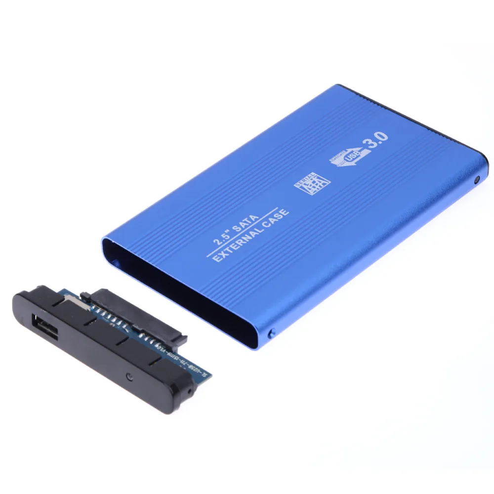 High Speed USB 3 0 SATA 2 5" inch External HD HDD high speed usb 3 0 sata 2 5 quot inch external hd hdd enclosure hard disk drive aluminum case box