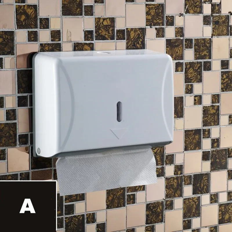 

2017 New Modern Hotel Home Wall-mounted Bathroom Accessories Toilet Paper Holder ABS Material Bathroom Hand Towel Towel Frame