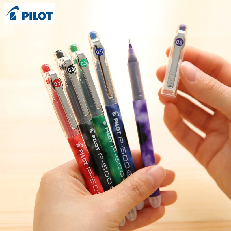 

TUNACOCO Japan Pilot P500/P700 RollerBall Gel Pen 0.5mm/0.7mm office school supplies papeleria stationery ink pattern bb1710075