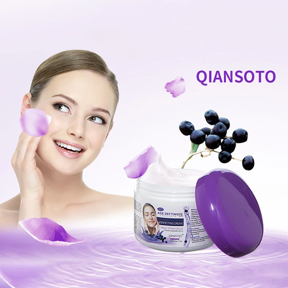 QIANSOTO face Cream Lycium ruthenicum Berry Night Berries Hyaluronic