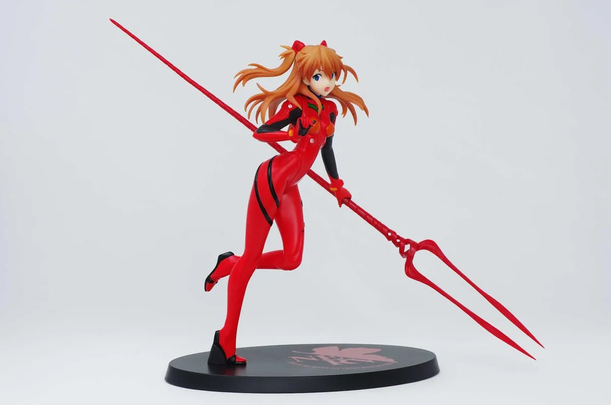 

Japanese anime figure origianl EVA Asuka Langley Soryu Lance of Longinus action figure collectible model toys
