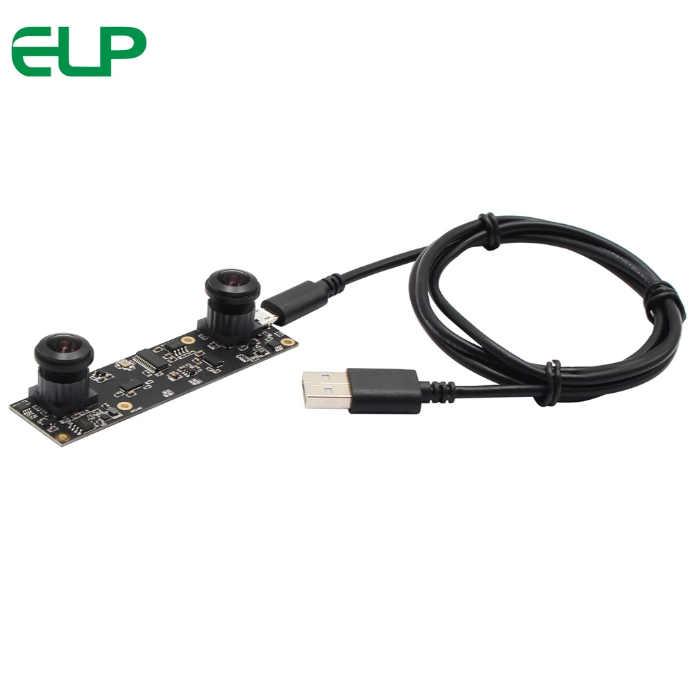 ELP Wide Angle FOV180 Dual Lens Stereo Camera Modlue 1080P HD CMOS AR0330 Sensor 3D VR For 360degree Camera|Модули камеры| |