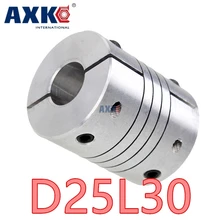 2 adet/grup mili delik boyutu 8x12mm şaft kaplini 8 Mm için 12mm esnek kaplin Od 25x 30mm 8*12mm