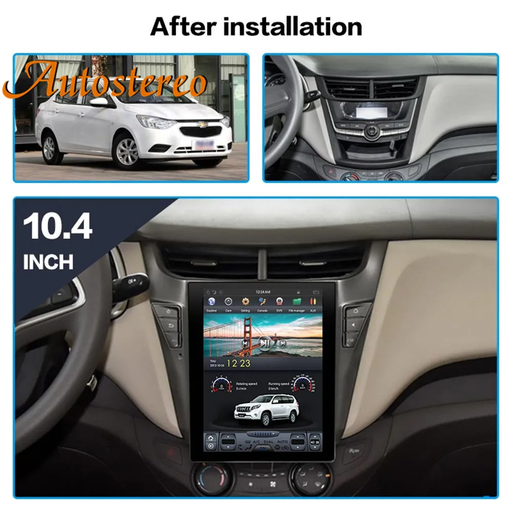 Best Tesla style Car GPS Navigation autostereo For Chevrolet sonic sail 2015+ head unit stereo multimedia player radio tape recorder 2