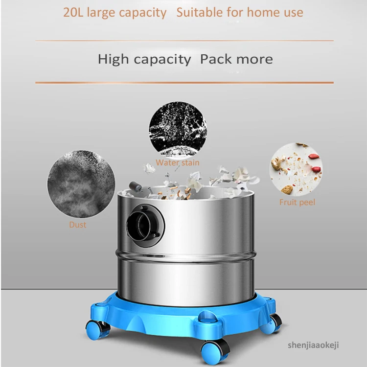 Сухой/влажный пылесос 1600 Вт 220 В для дома, умный пылесос для сброса давления, тип 20л, 16 м, диапазон очистки, пылеочиститель