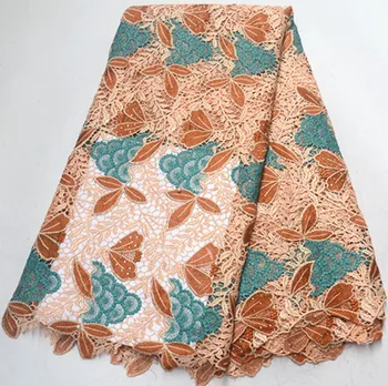 

5yards african lace fabric 2019 african cord lace fabric high quality guipure lace fabric nigerian lace fabrics for dress PS-Q86