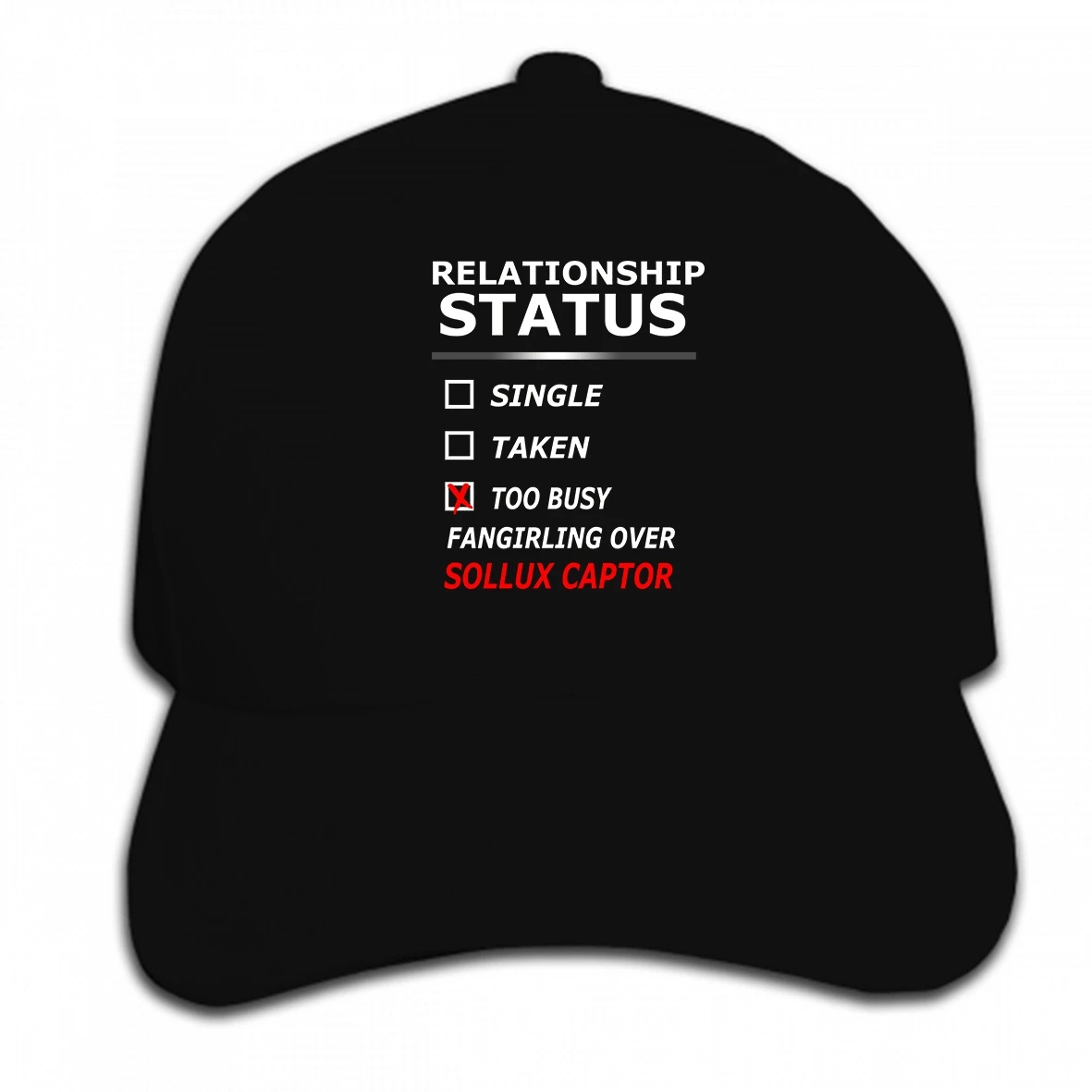 

Print Custom Baseball Cap Homestuck Too Busy Fangirling Over Sollux Captor Women's Premium Hat Peaked cap