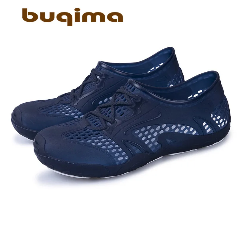 

buqima Summer jelly shoes hole slippers upstream bird shoes men's shoes casual beach shoes