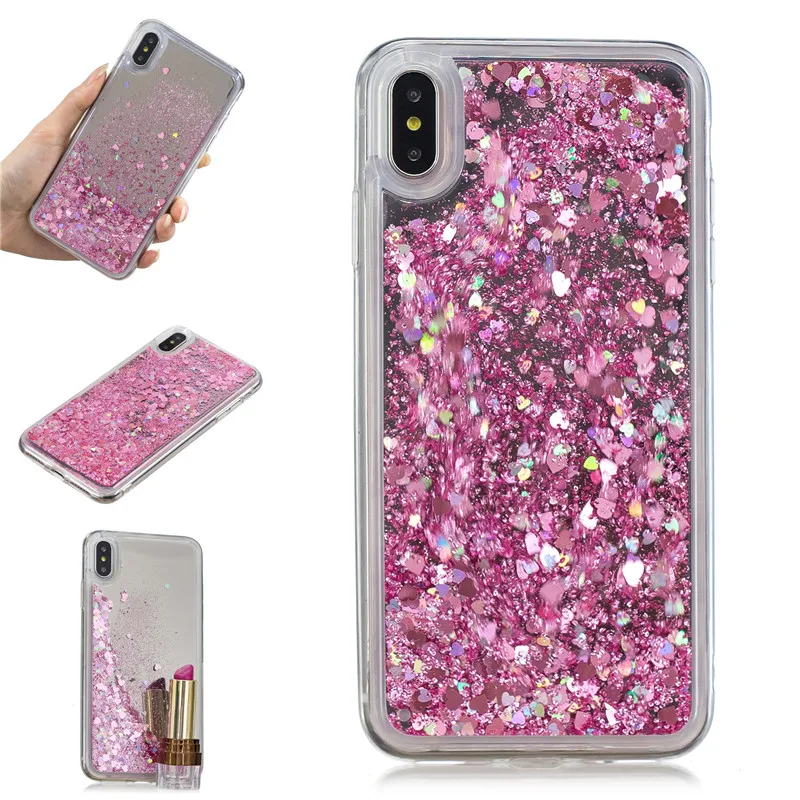Cover For iPhone XS Max Case Quicksand Flash Glitter