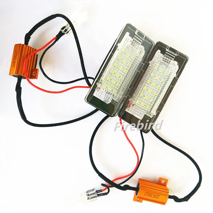 

2 x CANBUS LED white license plate lamp lights error free for Volkswagen Touran 2011 car, free shipping