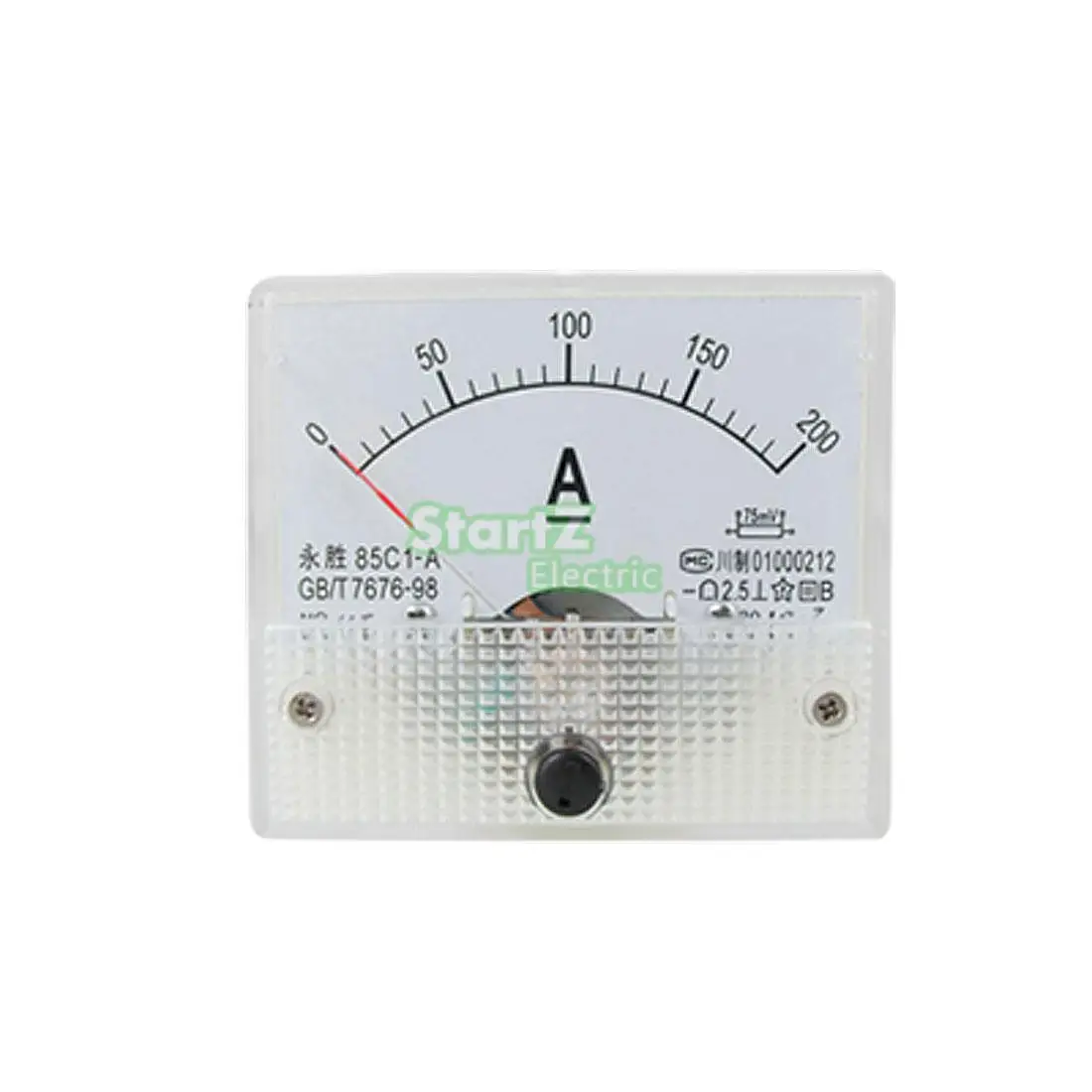 Buy DC Analog Meter Panel 200A AMP Current Ammeters